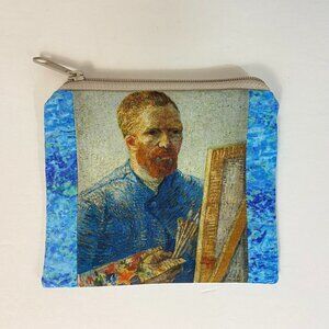 Vincent Van Gogh Coin / Cosmetic / Card / Phone Purse - New - 6.5 in. x 5.5 in.